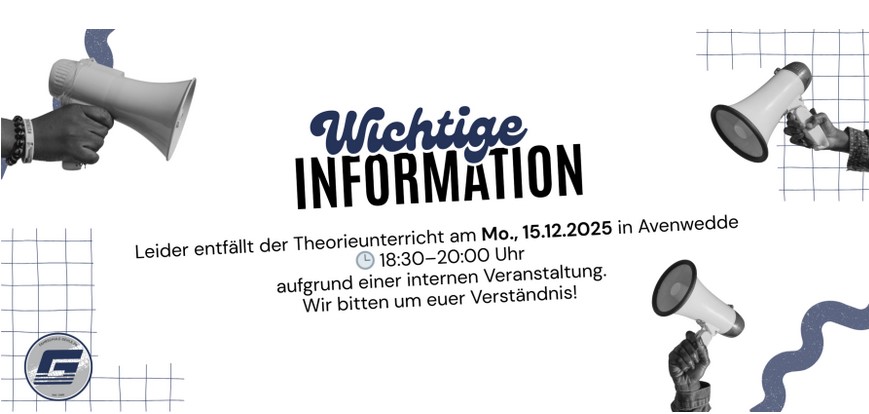 Aktuelles Unterrichtsentfall Fahrschule Gehle Gütersloh Führerschein