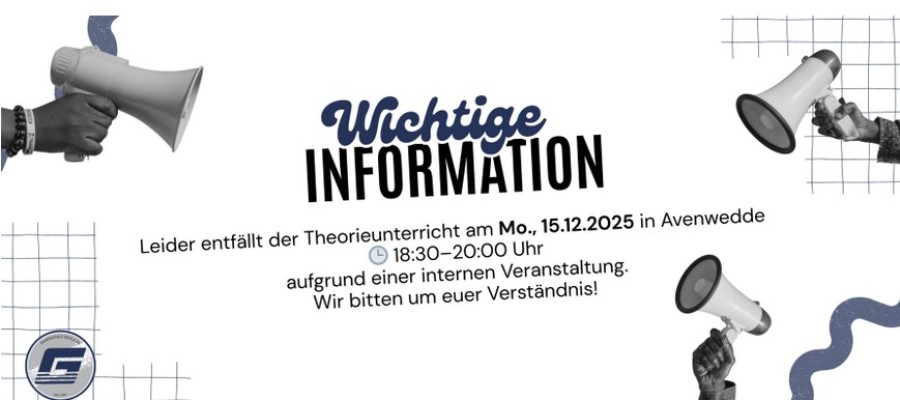 Aktuelles Unterrichtsentfall Fahrschule Gehle Gütersloh Führerschein